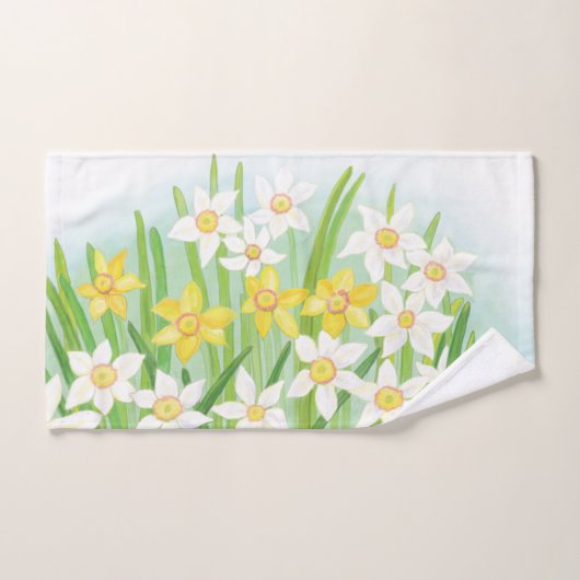 Spring Daffodils Handdoek (Handdoek)