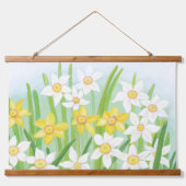 Spring Daffodils Hangend Wandkleed (Voorkant)