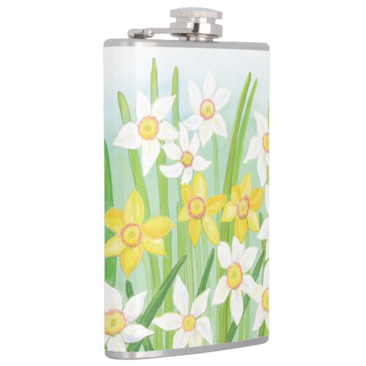 Spring Daffodils Heupfles (Rechts)