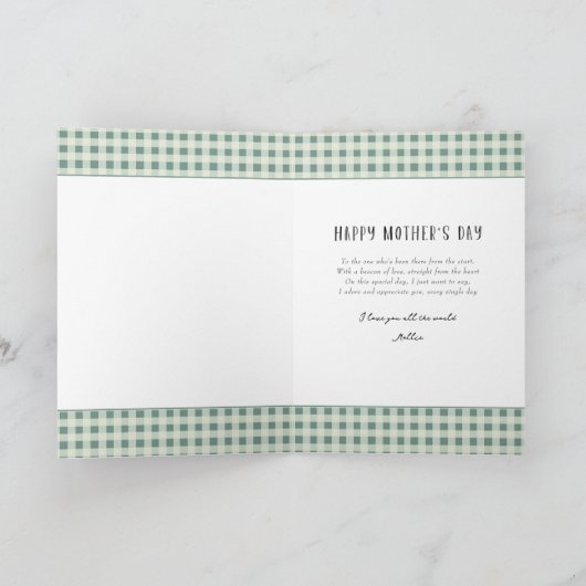 Spring Daffodils in een Jar Happy Moederdag Feestdagen Kaart (Binnen)