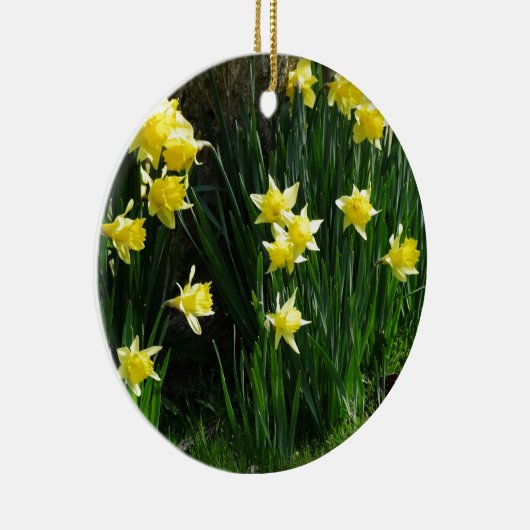 Spring Daffodils Keramisch Ornament (Rechts)