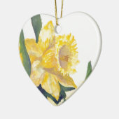 Spring Daffodils Keramisch Ornament (Links)