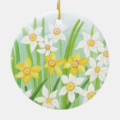 Spring Daffodils Keramisch Ornament (Achterkant)