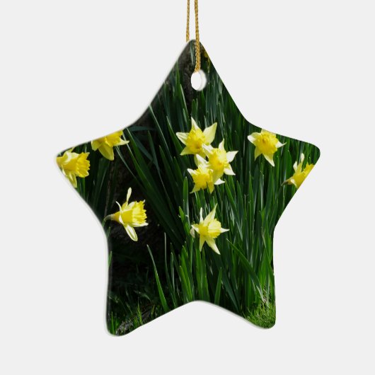 Spring Daffodils Keramisch Ornament (Rechts)