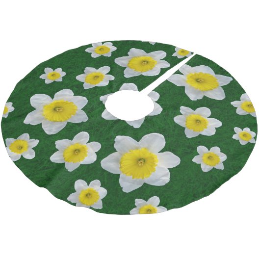 Spring Daffodils Kerstboom Rok (Gekanteld)