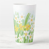 Spring Daffodils Latte Mok (Voorkant)