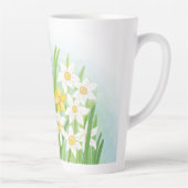 Spring Daffodils Latte Mok (Rechts)