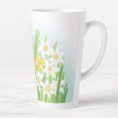 Spring Daffodils Latte Mok (Rechts)