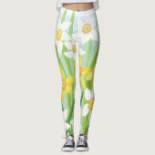 Spring Daffodils Leggings (Voorkant)
