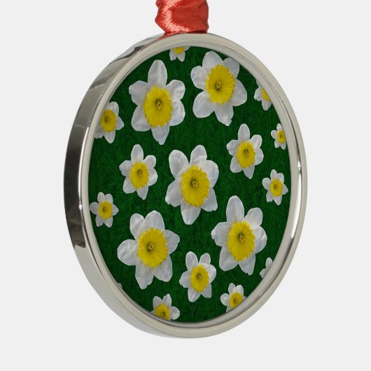 Spring Daffodils Metalen Ornament (Rechts)
