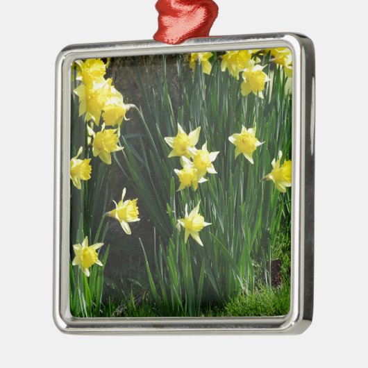 Spring Daffodils Metalen Ornament (Links)
