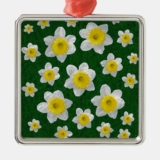 Spring Daffodils Metalen Ornament (Voorkant)