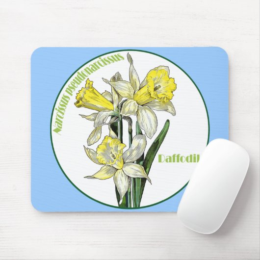 Spring Daffodils Muismat (Met muis)