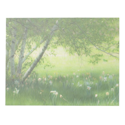Spring Daffodils Notitieblok (Voorkant)