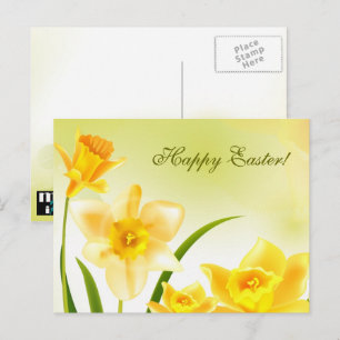 Spring Daffodils Pasen Feestdagenkaart