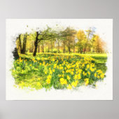 Spring Daffodils Poster (Voorkant)
