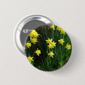 Spring Daffodils Ronde Button 5,7 Cm (Voorkant /achterkant)