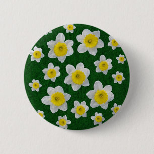 Spring Daffodils Ronde Button 5,7 Cm