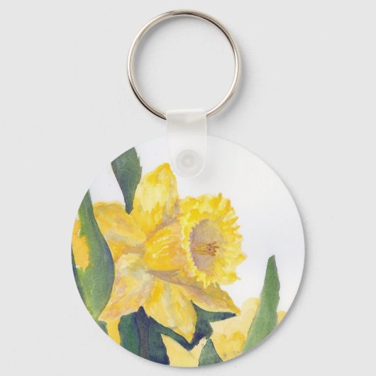 Spring Daffodils Sleutelhanger (Voorkant)