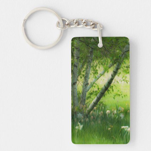 Spring Daffodils Sleutelhanger (Voorkant)