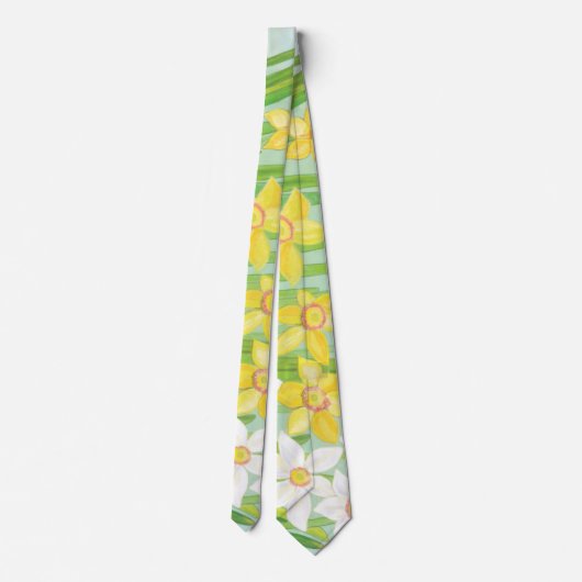 Spring Daffodils Stropdas (Achterkant)