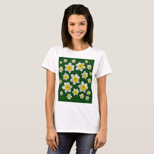Spring Daffodils T-shirt (Voorkant volledig)