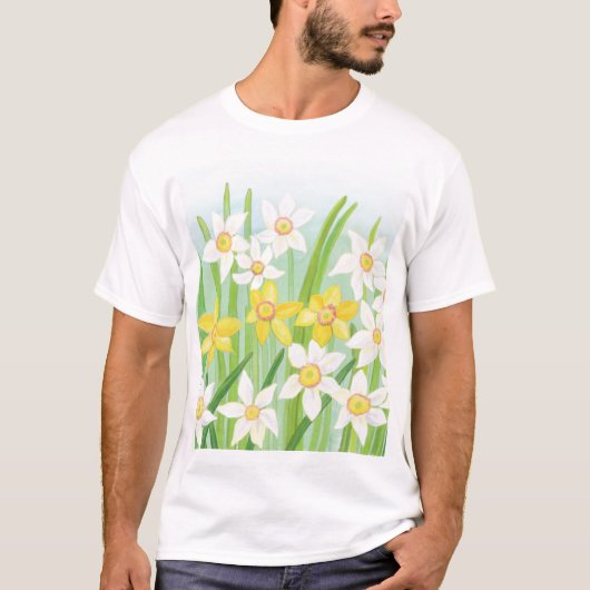 Spring Daffodils T-shirt (Voorkant)