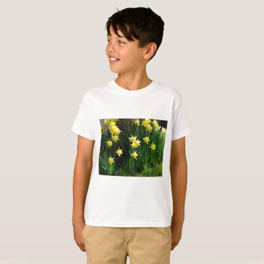 Spring Daffodils T-shirt (Voorkant volledig)