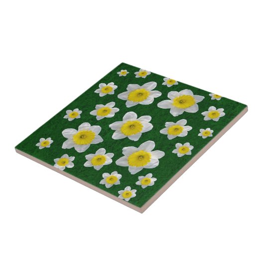 Spring Daffodils Tegeltje (Zijkant)