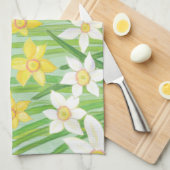 Spring Daffodils Theedoek (Quarter Fold)