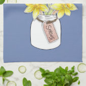 Spring Daffodils Theedoek (Gevouwen)