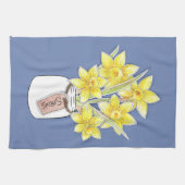 Spring Daffodils Theedoek (Horizontaal)