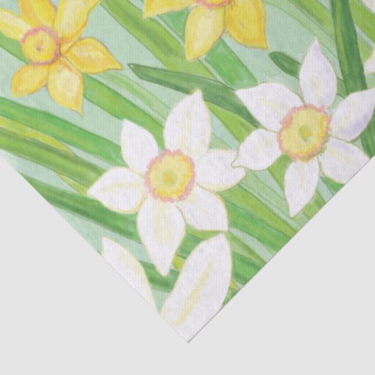 Spring Daffodils Tissuepapier (Detail)