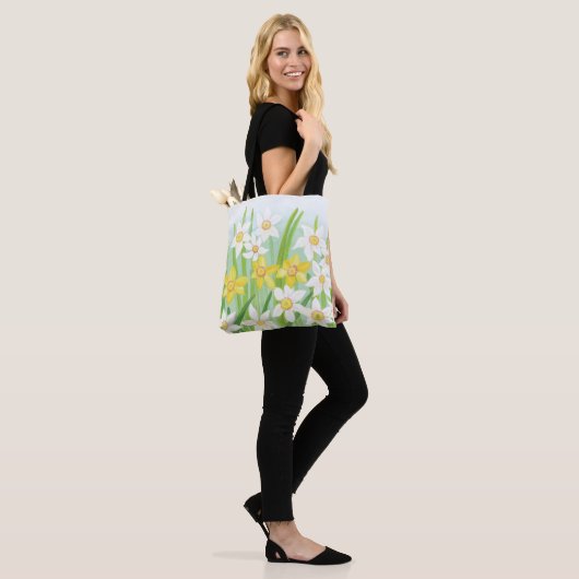 Spring Daffodils Tote Bag (Op model)