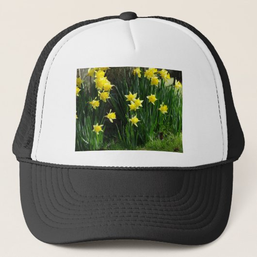 Spring Daffodils Trucker Pet (Voorkant)