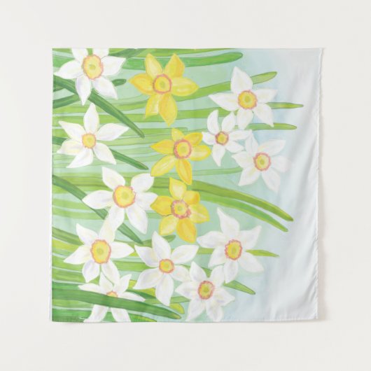 Spring Daffodils Wandkleed (Voorkant (horizontaal))