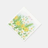 Spring Daffodils Wedding Servet (Hoek)