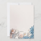 Spring Daisies Baby Shower Invitation Kaart (Achterkant)