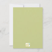 Spring Daisies Brunch Uitnodiging (Achterkant)