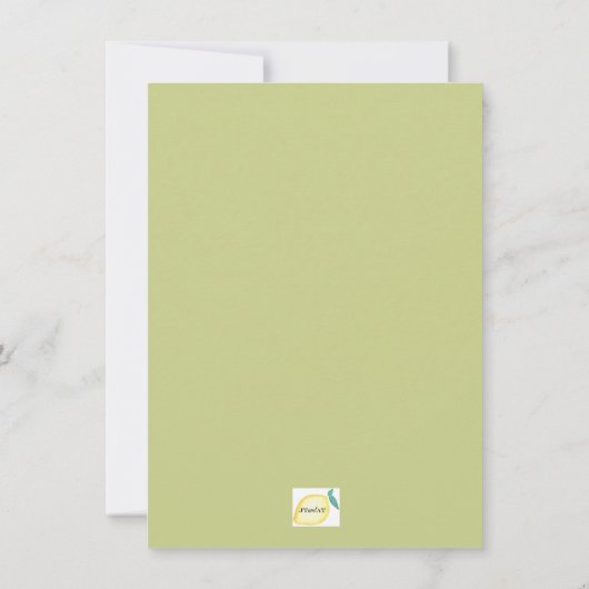 Spring Daisies Brunch Uitnodiging (Achterkant)