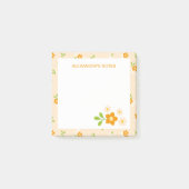 Spring Daisies Floral Bouquets Personalised Post-it® Notes (Voorkant)