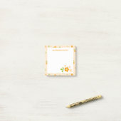 Spring Daisies Floral Bouquets Personalised Post-it® Notes (Op bureau)
