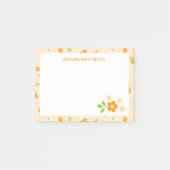 Spring Daisies Floral Bouquets Personalised Post-it® Notes (Voorkant)