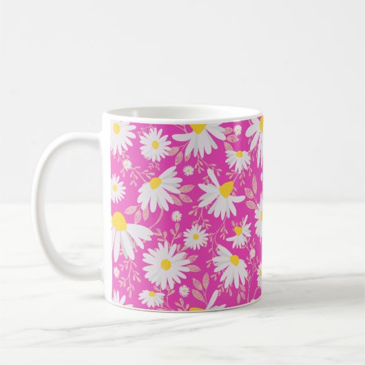 Spring Daisies - Roze Koffiemok (Links)