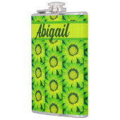 "Spring Daisy" aangepaste thermische getumbler Heupfles (Links)