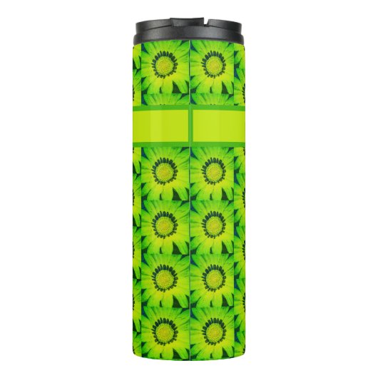 "Spring Daisy" aangepaste thermische getumbler Thermosbeker (Achterkant)