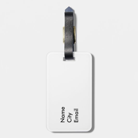 Spring Daisy Bagagelabel (Achterkant verticaal)