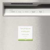 Spring Daisy Bruiloft Favor Magnet (Insitu (Vaatwasser))