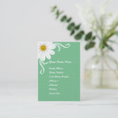 Spring Daisy Chubby-profielkaart Visitekaartje (Staand voorkant)