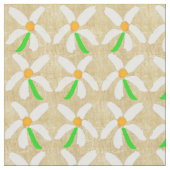 Spring Daisy Fabric Stof (Close Up)